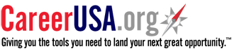 Career USA logo, the company name next to a compass
